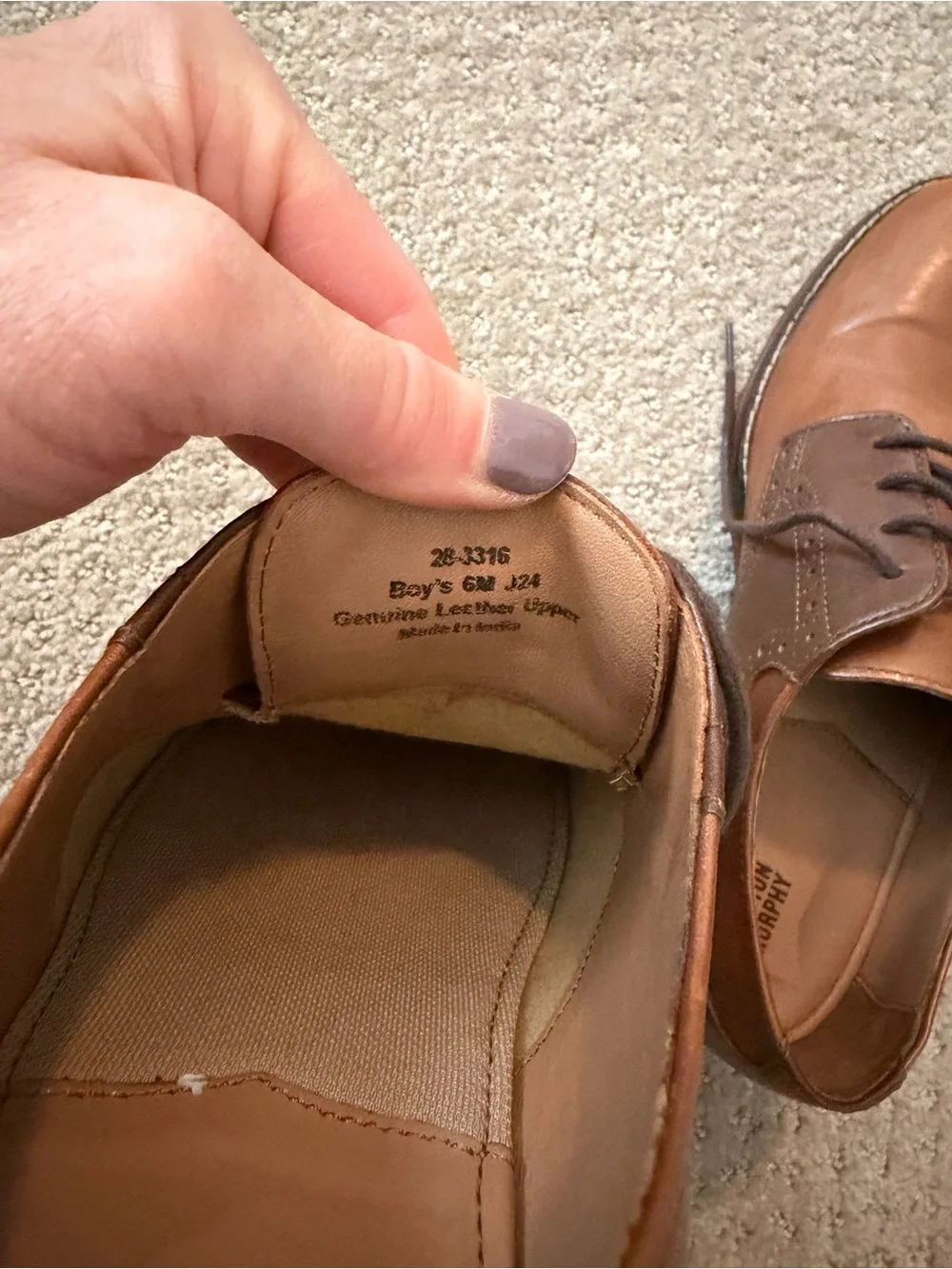 Boy’s Johnston & Murphy Saddle Dress Shoes